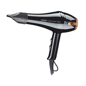 Secador de Cabelo HAEGER TURBO DRYER com 1800W de potência HD-180.013A