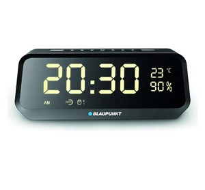 Blaupunkt BLP2400 rádio Relógio Digital Preto