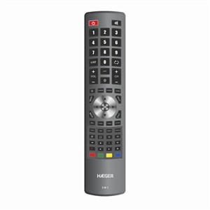 Controlo remoto para 5 marcas de TV HAEGER UNIVERSAL 5 in 1 UR-005.001A